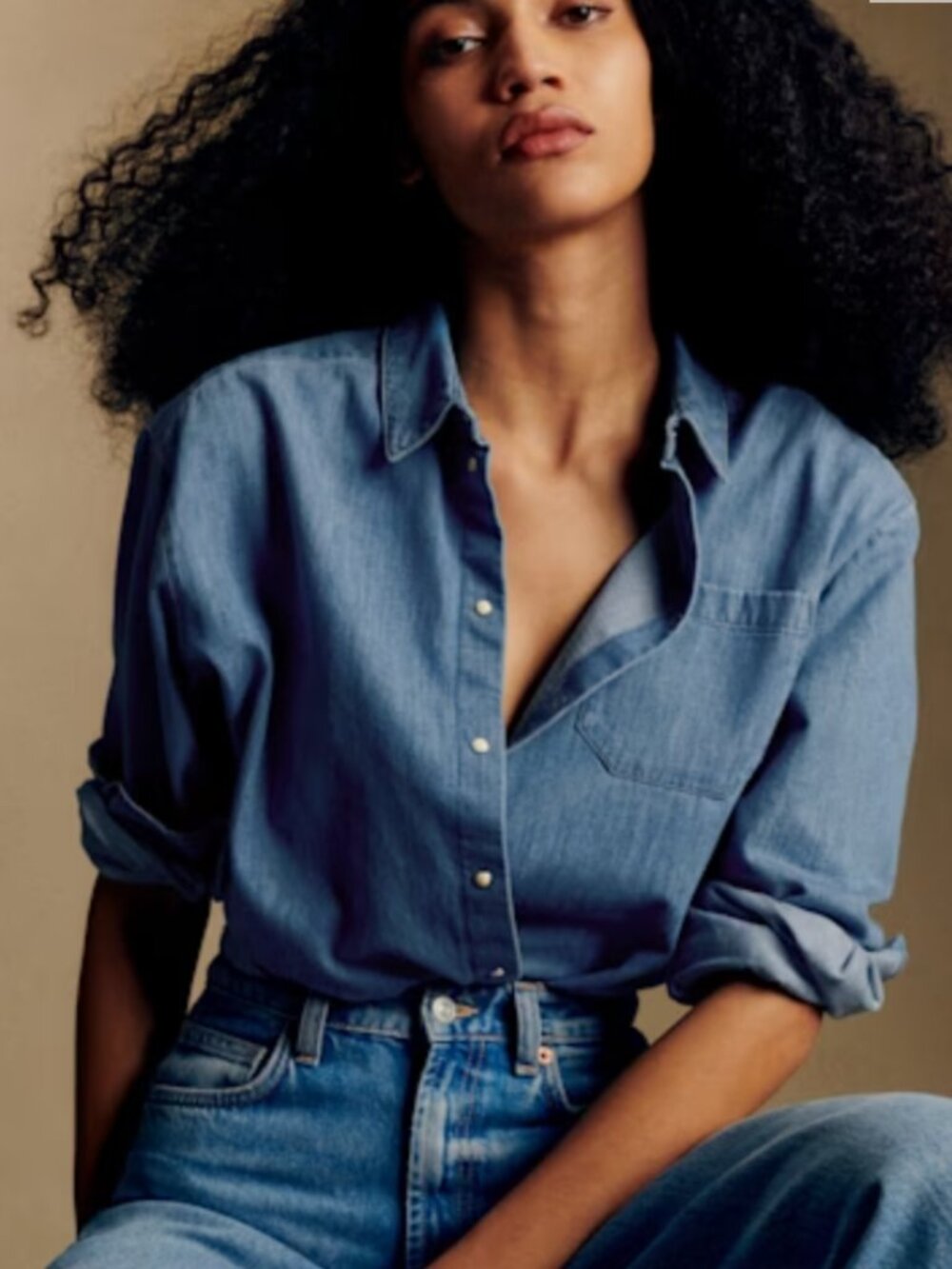 Sézane Denim Shirt